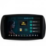 Navigatie 2K Smart For Two (2016-Prezent) 8GB RAM Android 13 Octacore Slot Sim 4G DSP GPS Wi-FI Carplay Android Auto USB Bluetooth Waze Touchscreen 9.