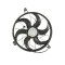 GMV radiator electroventilator Chrysler Pt Cruiser, 2000-2010 ( 2,4 ; 2,4t), Jeep Grand Cherokee, 1999-2005 ( 4,0 I / 4,7 I V8 Cu Ac), Benzina, 190W/