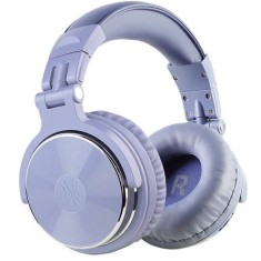 Casca OneOdio Pro10-Light-Blue cu fir detasabil, tip over ear, utilizare profesionala, DJ, conectare prin Jack 3.5 mm | Jack 6.35 mm, difuzor 50 mm, i