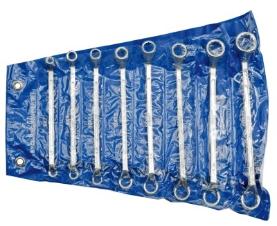 Set 8 chei inelare cu cot 6-22 mm etui VOREL foto