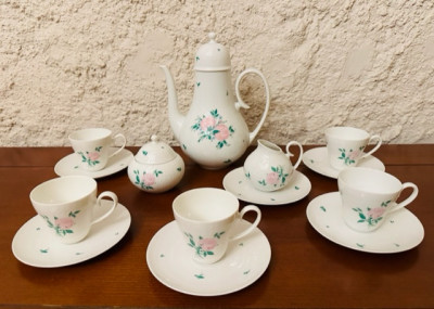 SET DE 14 PIESE PENTRU CAFEA(EXPRESSO)- ROSENTHAL STUDIO LINIE ROMANZE PINK ROSE foto