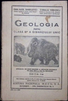GEOLOGIA PENTRU CLASA A III-A GIMNAZIULUI UNIC-EMIL ALEX. SANIELEVICI, CORALIA VERNESCU-334479 foto