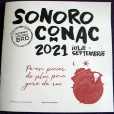 SONORO CONAC 2021 - brosura concerte muzica de camera, turneu conace din Romania