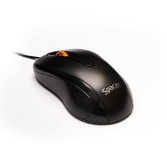 Mouse spacer pc sau nb cu fir usb optic 1000 dpi butoane/scroll 3/1 negru spmo-f01 foto