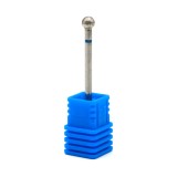 Bit de diamant pentru cuticule, sferă, brau albastru 001/040B