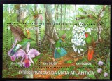 BRAZILIA 1991, Flora, Fauna, Pasari, MNH, serie neuzata