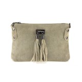 Cumpara ieftin Geanta dama Tianna GT1979, piele intoarsa, Taupe