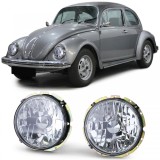 Far cu sticla clara H4 cromat, potrivit pentru VW Beetle + Cabriolet din 73 Performance AutoTuning