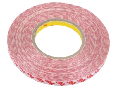 Bandă de fixare dublă transparentă 3M, 12mm x 50m, 0,2mm foto