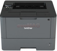 Imprimanta Brother HL-L5200DW, laser alb/negru, A4, 40 ppm, Duplex, Retea, Wireless foto