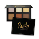 Paleta blush, farduri de contur și highlighter RUDE Audacious Contour Palette, 18g