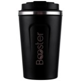 Cana termica Booster, 380 ml, Negru