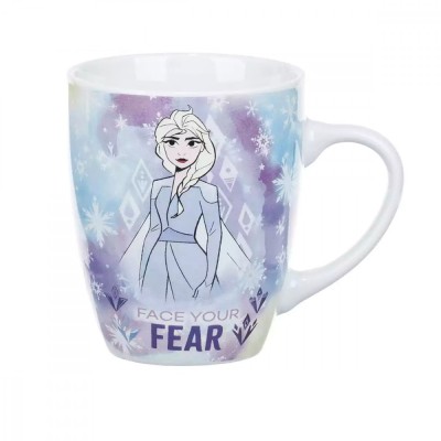 Cana pentru copii, Frozen, Anna si Elsa, portelan, 350 ml foto