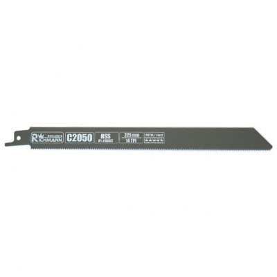 Panza, lama, fierastrau tip sabie, pentru metal, HSS bimetal-Cobalt, 14 TPI, set 5 buc, 225 mm, Richmann Exclusive foto
