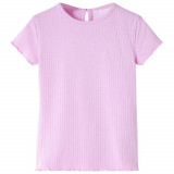 Tricou pentru copii, roz deschis, 128 GartenMobel Dekor, vidaXL