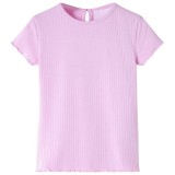 Tricou pentru copii, roz deschis, 116 GartenMobel Dekor, vidaXL