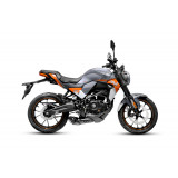 Motocicleta Barton Naked 125cc, culoare nergru/portocaliu Cod Produs: MX_NEW MXNAKED125ORANGE