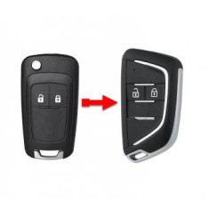 Carcasa cheie compatibila cu Chevrolet Cruze, Epica, Camaro, Opel Astra J, Insignia conversie catre stilul modern, 2 butoane