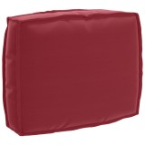 VidaXL Pernă pentru spătar din paleți Roșu Vin 50 x 40 x 12 cm