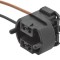 Stecher HELLA 8KB 193 607-001, pentru lampi H7, halogen, cabluri maro/negru