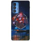Husa compatibila cu Motorola Edge 20 Lite model Jabami Yumeko Kakegurui, Silicon, TPU, Viceversa, Transparent, Carcasa