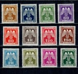 Bohemia &amp;amp; Moravia 1943 - Dienstmarken, serie neuzata