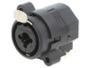Soclu Jack 6,3mm XLR Mamă 90&deg; THT Combo 3A, Neutrik