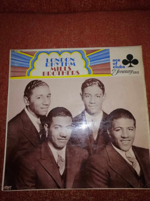 Jazz swing era Mills Brothers London Rhythm UK 1967 vinil vinyl mono foto