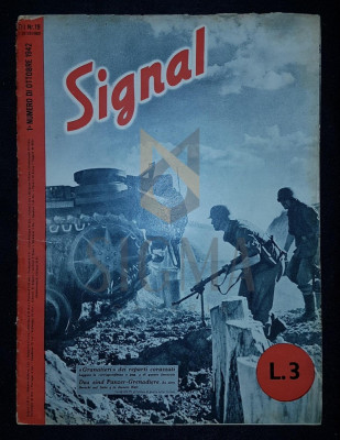 REVISTA DE PROPAGANDA HITLERISTA &amp;quot;SIGNAL&amp;quot;, NUMARUL 19 DIN OCTOMBRIE 1942 foto