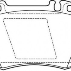 Placute frana Mercedes Clasa C (W202), Clasa C (W203), Clk (C209), Cls (C219), Clasa E (W211), Clasa M (W163), Clasa S (W220), Clasa S Cupe (C215), S