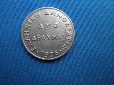 2 DRAHME 1926 / GRECIA foto