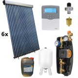 KIT PANOU SOLAR APA CALDA PRESURIZAT 20P CONFORT FARA BOILER PANOSOL C.324