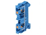 Conector de Șine 0,2-6mm&sup2; Albastru 2 Borne
