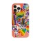 Husa compatibila cu Apple iPhone 14 Plus model Colorful Stickers, Silicon, TPU, Viceversa