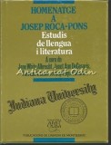 Cumpara ieftin Homenatge A Josep Roca-Pons. Estudis De Llengua I Literatura