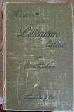 HISTOIRE DE LA LITTERATURE LATINE-RENE PICHON