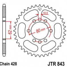 Pinion spate 54 dinti pas lant 428 - Yamaha DT 80 LC1 (83-84) - DT 80 LC2 (85-97) - DT 125 LC (82-84) - DT 175 MX (78-83)