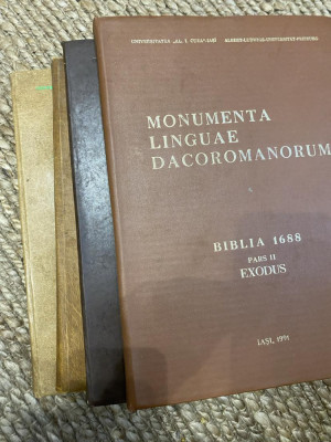 Monumenta linguae dacoromanorum - Biblia 1688 Pars II, III, IV, V foto