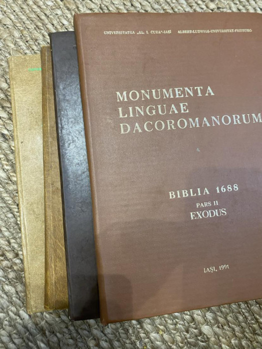 Monumenta linguae dacoromanorum - Biblia 1688 Pars II, III, IV, V