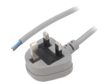 Cablu Alimentare 1,8m Gri 13A 250V