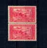 SUA 1925 - Bătălia Lexington-Concord, 2c, pereche neuzata