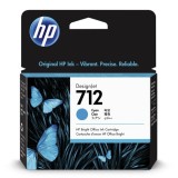 HP original ink 3ED67A, HP 712, cyan, 29ml