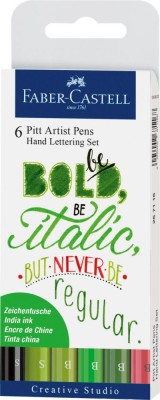 Set Pitt Artist 6/set Be Bold Be Italic But Never Be Regular foto