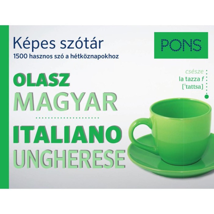 PONS K&eacute;pes sz&oacute;t&aacute;r Olasz-Magyar