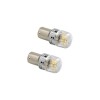 Set 2 becuri auto LED o faza BA15S P21W 16SMD 2835 CANBUS 12-24V 620lm lumina alba Cod: SPT18-1156-W