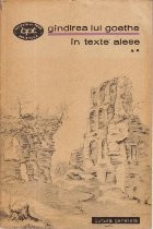 Gindirea lui Goethe in texte alese, Volumul al II-lea foto