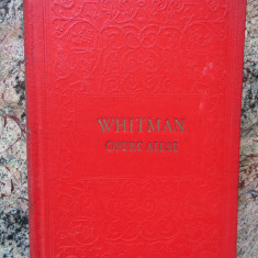 Walt Whitman - Opere alese
