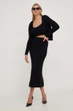 Answear Lab compleu femei, culoarea negru