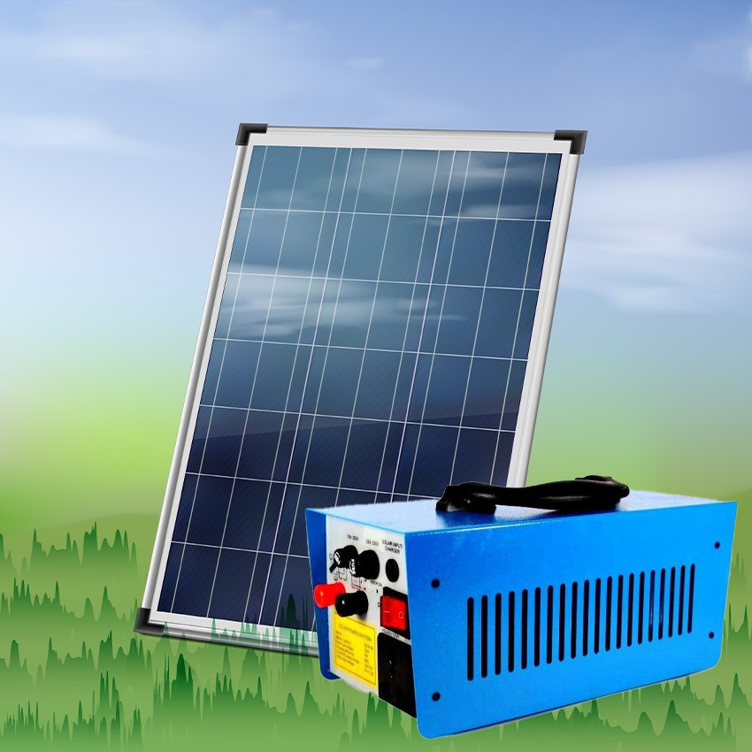 Sistem invertor cu incarcare solara GD 8018, 3 becuri poza 6