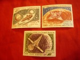 Serie Camerun 1967 - Cosmos , 3 valori, Nestampilat